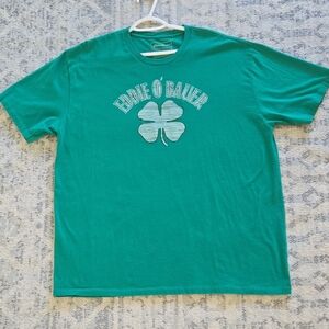 Eddie Bauer Teal Graphic T-Shirt